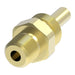 1267-8-10B Aeroquip by Danfoss | Reusable PTFE Hose Fitting Nipple | -08 Male NPTF x -10 Reusable Hose End | Brass