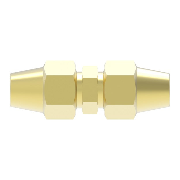 162X6 by Danfoss | Compression Fitting | Union | Long Nut | 3/8" Tube OD | Brass