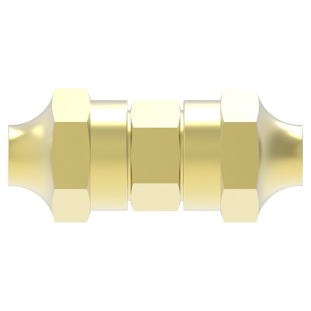 162X2 by Danfoss | Compression Fitting | Union | Long Nut | 1/8" Tube OD | Brass