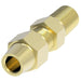 168X6X2 by Danfoss | Compression Fitting | Male Connector | Long Nut | 3/8" Tube OD x 1/8" Male NPTF | Brass