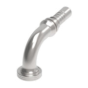 1W20FHB20 Aeroquip by Danfoss | SAE Code 62 Flange Nipple for Six Spiral Hose | 90° Elbow | -20 SAE Code 62 Flange x -20 Hose Barb | Steel
