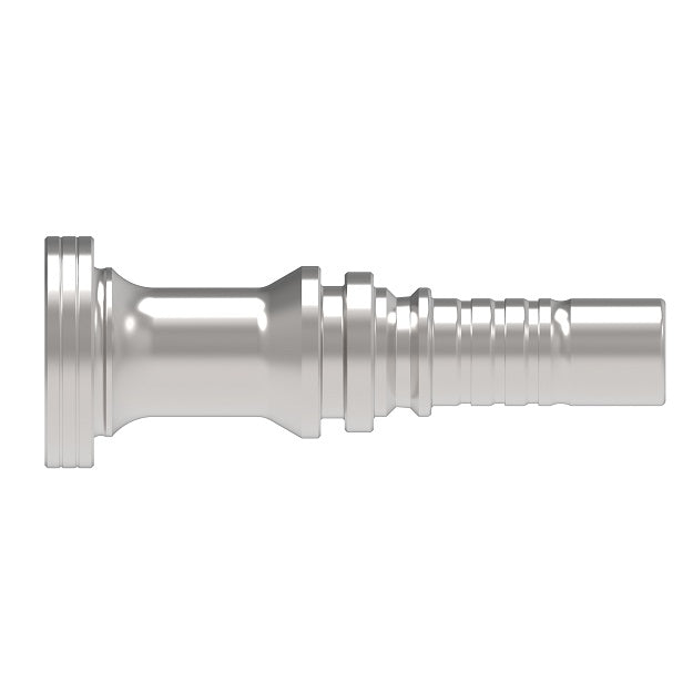 1W12FH12 Aeroquip by Danfoss | SAE Code 62 Flange Nipple for Four Spiral Hose | -12 SAE Code 62 Flange x -12 Hose Barb | Steel