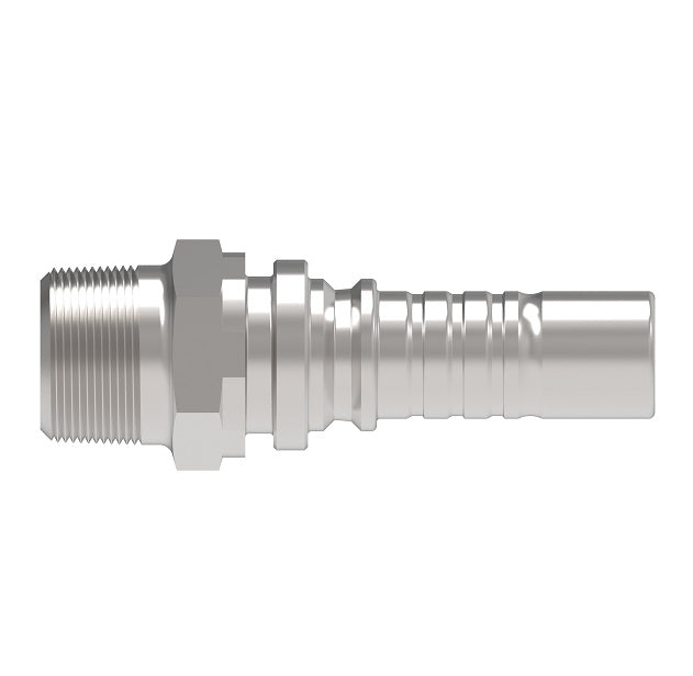 1W16MP16 Aeroquip by Danfoss | Male Pipe Crimp Fitting for Four Spiral Hydraulic Hose | -16 Male NPTF x -16 Hose Barb | Steel