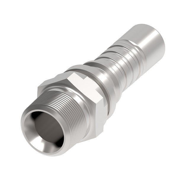 1W16MP16 Aeroquip by Danfoss | Male Pipe Crimp Fitting for Four Spiral Hydraulic Hose | -16 Male NPTF x -16 Hose Barb | Steel