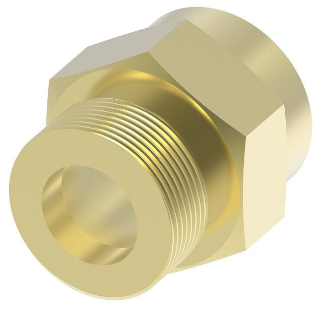 202208-14-16B Aeroquip by Danfoss | Braze Adapter | -14 Male 5400 Series Thread x -16 Braze | Brass