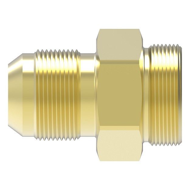202220-8-8B Aeroquip by Danfoss | Straight Adapter | -08 Male JIC x -08 Male 5400 Series Thread | Brass