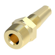 2412-8-8B Aeroquip by Danfoss | Reusable Nipple Hose Fitting | -08 Male NPTF x -08 Reusable Hose End | Brass