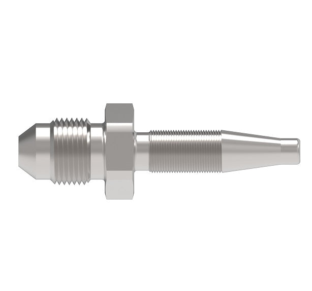 2414-4S Aeroquip by Danfoss | Reusable 37° JIC Hose Fitting Nipple | -04 Male 37° JIC x -04 Reusable Hose End | Carbon Steel