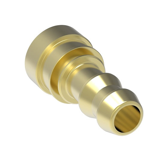 4115-8-6B Aeroquip by Danfoss | Braided Hose Reusable Fitting Nipple | -08 Female SAE 45° x -06 Reusable Hose End | Brass