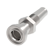 4675-20S Aeroquip by Danfoss | Braided Hose Reusable Fitting Nipple | -20 Code 61 Flange x -20 Reusable Hose End | Carbon Steel