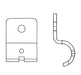 FF90421-08 Aeroquip by Danfoss | A/C Refrigeration | Retaining Bracket Top | for use with -08 Tube Size