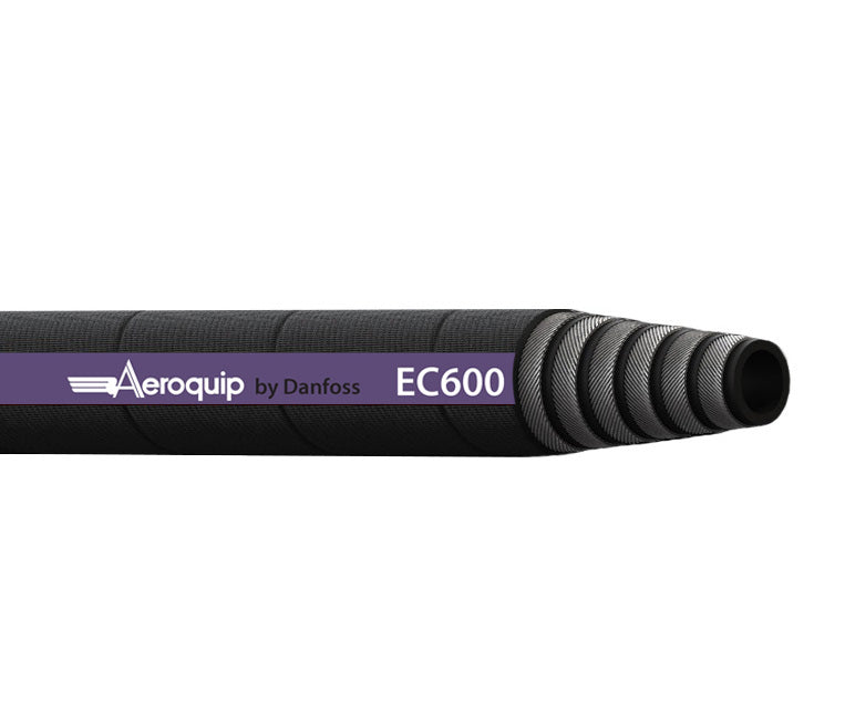 EC600-20 Aeroquip by Danfoss | X-FLEX 1/2 SAE Bend Radius Premium 6-Spiral Wire Hydraulic Hose | SAE 100R15 | 1.25" ID