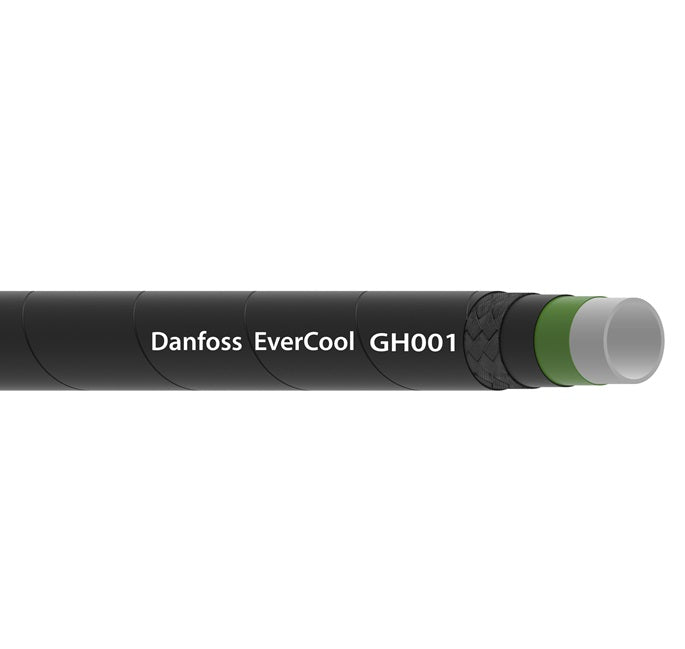 GH001-10 Aeroquip by Danfoss | E-Z Clip | EverCool Air Conditioning & Refrigeration Hose | SAE J2064 Type E | 0.50" ID