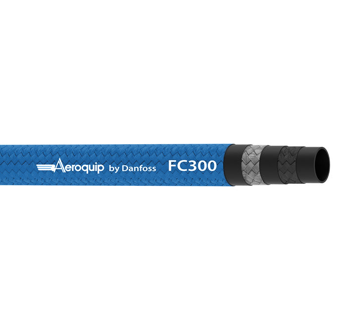 FC300-12 Aeroquip by Danfoss | High Temp Textile & Wire Braid Transportation Hose | SAE 100R5, SAE J1019, SAE J1402 | 0.63" ID (equal to FBG1200)