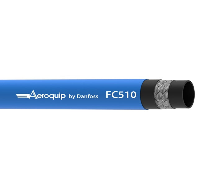 FC510-06 Aeroquip by Danfoss | HI-PAC High Temperature Wire Braided Hydraulic Hose | SAE 100R2 | 0.38" ID
