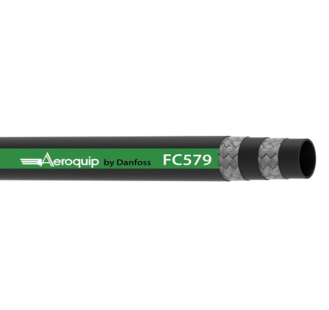 FC579-04 Aeroquip by Danfoss | HI-IMPULSE Jack hose 10,000 PSI Double Wire Braid Hydraulic Hose | Meets IJ100 | 0.25" ID