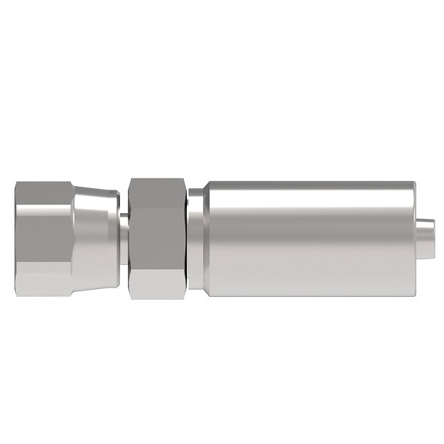 FC5810-1208S Aeroquip by Danfoss | Thermoplastic Hose Crimp Fitting | -12 Female 37° JIC x -08 Hose Barb | Carbon Steel