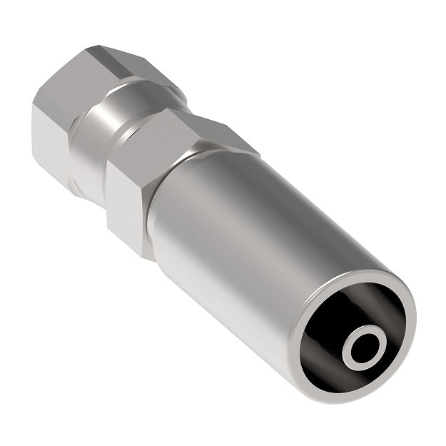 FC5810-1616-259 Aeroquip by Danfoss | Thermoplastic Hose Crimp Fitting | -16 Female 37° JIC x -16 Hose Barb | Stainless Steel