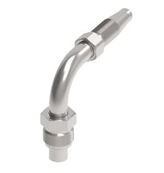 FC6474-0606S Aeroquip by Danfoss | Reusable Hose Fitting Nipple | 90° Elbow | -06 Male Tube-O x -06 Reusable Hose End | Carbon Steel