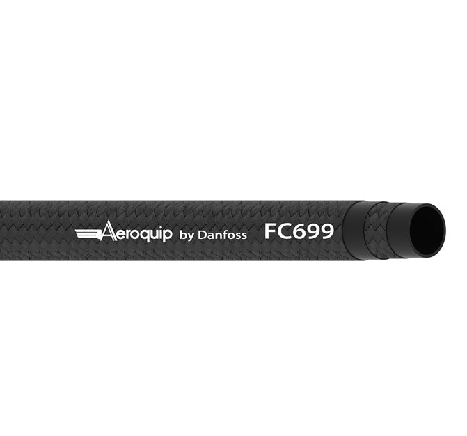 FC699-16 Aeroquip by Danfoss | High Temp Fuel & Oil Hose Single Wire Braid Transportation Hose | 1.00" ID