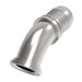 FC8155-4040S Aeroquip by Danfoss | Spiral Single Skive Crimp Fitting | FC Series | 45° Elbow | Nipple Assembly | -40 Code 61 Split Flange x -40 Hose Barb | Carbon Steel