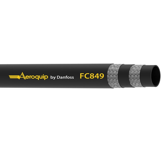 FC849-08 Aeroquip by Danfoss | 4000 PSI Constant Pressure Double-Wire Braid Hydraulic Hose | SAE 100R19 | 0.50" ID