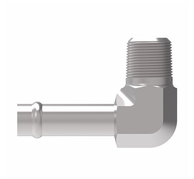 FF1162-1212S Aeroquip by Danfoss | External Pipe/Hose Connector 90° Elbow Adapter | -12 Male NPTF x -12 Hose Connector | Steel
