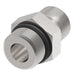 FF1796-2424S Aeroquip by Danfoss | ORB/NPTF External Pipe Adapter | 1-1/2" Male O-Ring Boss x 1-1/2" Male NPTF | Carbon Steel