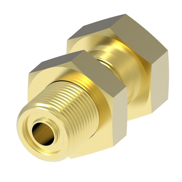 FF1922T1-1214B Aeroquip by Danfoss | ORS Male Braze Adapter | 1-3/16" Male O-Ring Face Seal x 7/8" Tube OD | Brass