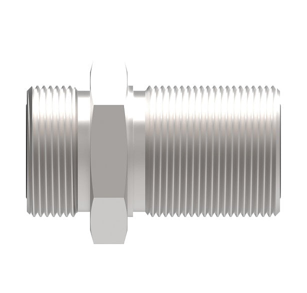 FF1994H4-0808S  Aeroquip by Danfoss | Male ORS/ORS Bulkhead Adapter without Nut | -08 Male O-Ring Face Seal x -08 Male O-Ring Face Seal | Steel