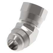 FF4174-0808S Aeroquip by Danfoss | SAE 45°/SAE 45° Swivel Adapter | 45° Elbow | -08 Male SAE 45° x -08 Female SAE 45° Swivel | Carbon Steel