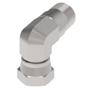 FF4175-1212S Aeroquip by Danfoss | NPSM/NPTF Swivel Adapter | 90° Elbow | -12 Female NPSM Swivel x -12 Male NPTF | Carbon Steel