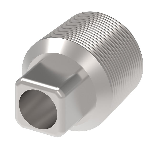 FF4177-02S Aeroquip by Danfoss | Square Head Plug Adapter | -02 Male NPTF | Carbon Steel