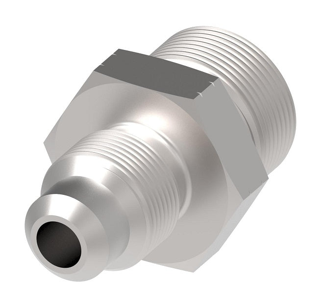 FF4272T2020S Aeroquip by Danfoss | JIC/ORFS Male Adapter | -20 Male JIC x -20 Male O-Ring Face Seal | Carbon Steel