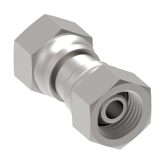 FF4283-1616S Aeroquip by Danfoss | BSPP/BSPP Female 60° Cone Adapter | -16 Female BSPP x -16 Female BSPP | Carbon Steel