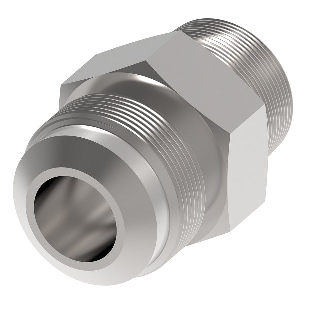 FF4320-1212S Aeroquip by Danfoss | JIS Gas 60°/BSPT Adapter | -12 Male JIS 60° x -12 Male BSPT | Carbon Steel