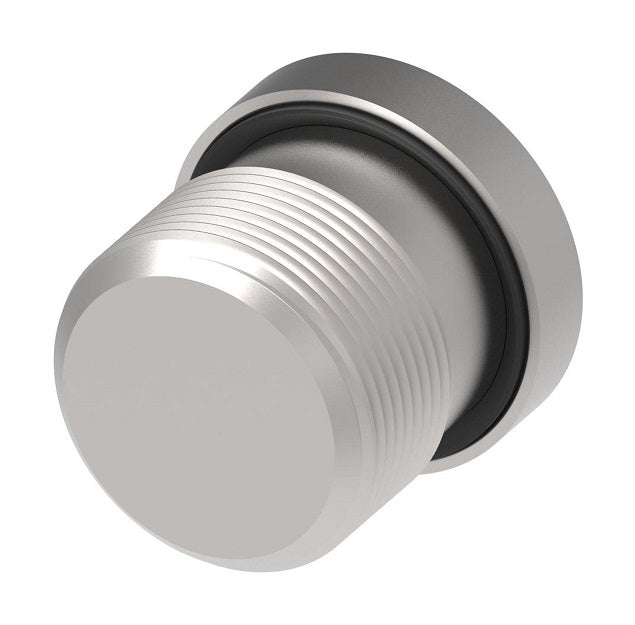 FF91572-02S Aeroquip by Danfoss | BSPP Captive Seal Hollow Hex Plug | -02 Male BSPP | Carbon Steel