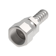 FJ6574-0404S Aeroquip by Danfoss | Crimp Nipple Fitting | -04 Female SAE 45° x -04 Hose Barb | Carbon Steel