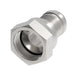 FJ8587-1616S Aeroquip by Danfoss | PTFE Hose Crimp Fitting | Nipple Assembly | -16 Female 37° JIC Swivel x -16 Hose Barb | Carbon Steel