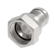 FJ8587-2020S Aeroquip by Danfoss | PTFE Hose Crimp Fitting | Nipple Assembly | -20 Female 37° JIC Swivel x -20 Hose Barb | Carbon Steel