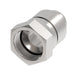 FJ9587-0808S Aeroquip by Danfoss | PTFE Hose Crimp Fitting | Complete Fitting | -08 Female 37° JIC Swivel x -08 Hose Barb | Carbon Steel