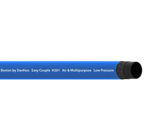 H20108BU Boston by Danfoss | H201 Series | Low Pressure SOCKETLESS™ Hose | 0.50" ID | Blue | 50ft Length