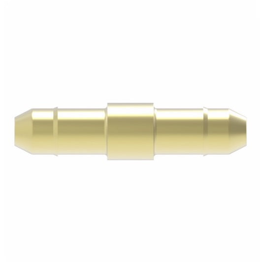 1062X4 by Danfoss | Mini-Barb Fitting | Union | 1/4" Tube OD x 1/4" Tube OD | Brass