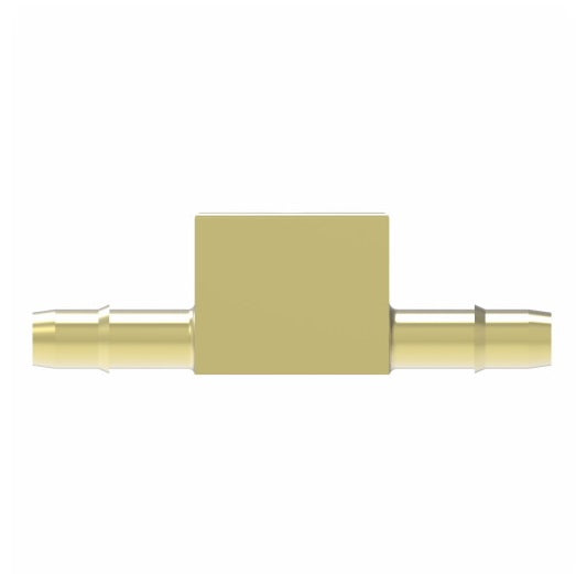 1077X4 by Danfoss | Mini-Barb Fitting | Female Branch Tee | for 1/4" Tubing OD x 1/4" Tubing OD | 1/8" Female Pipe | Brass