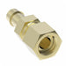 1078X3X4 by Danfoss | Mini-Barb Fitting | Compression Connector | for 3/16" Tubing OD x 1/4" Tubing OD | Brass