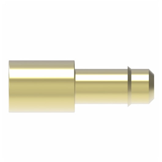 1079X4X4 by Danfoss | Mini-Barb Fitting | Solder Connector | for 1/4" Tubing OD | 1/4" Solder Connector | Brass