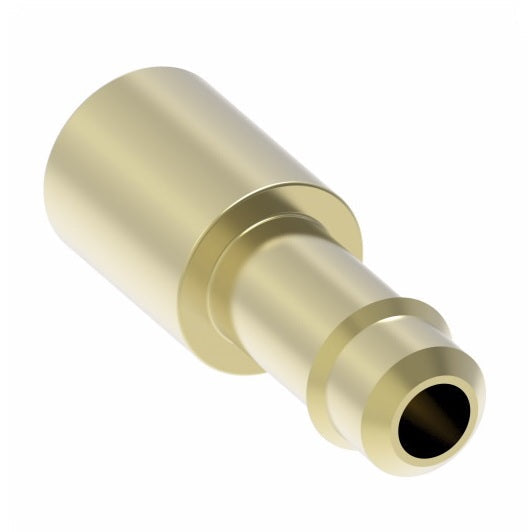 1079X4X4 by Danfoss | Mini-Barb Fitting | Solder Connector | for 1/4" Tubing OD | 1/4" Solder Connector | Brass