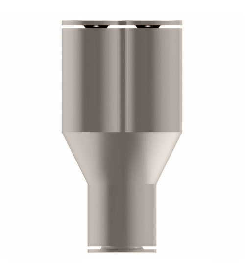 1108PX2.5S by Danfoss | Push to Connect Plus Adapter | Swivel Male "Y" | 5/32" Tube OD x 5/32" Tube OD x 1/8" Male Pipe | Nickel Plated Brass