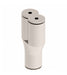 1108PX4S by Danfoss | Push to Connect Plus Adapter | Swivel Male "Y" | 1/4" Tube OD x 1/4" Tube OD x 1/8" Male Pipe | Nickel Plated Brass