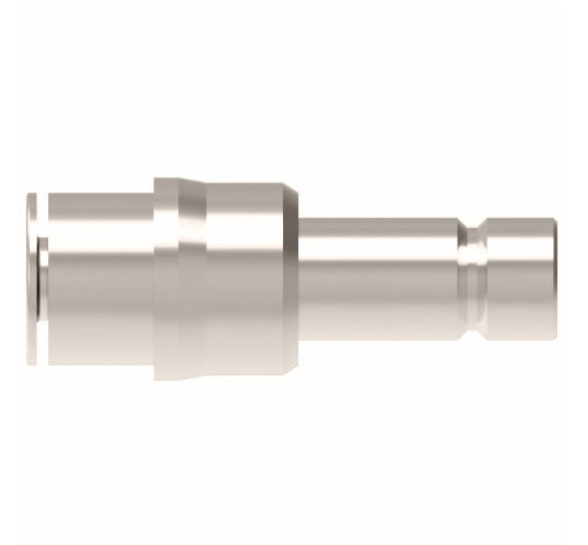 1109X4MX6M by Danfoss | Metric Push to Connect Adapter | Reducer | 4mm Tube OD x 6mm Tube OD | Nickel Plated Brass